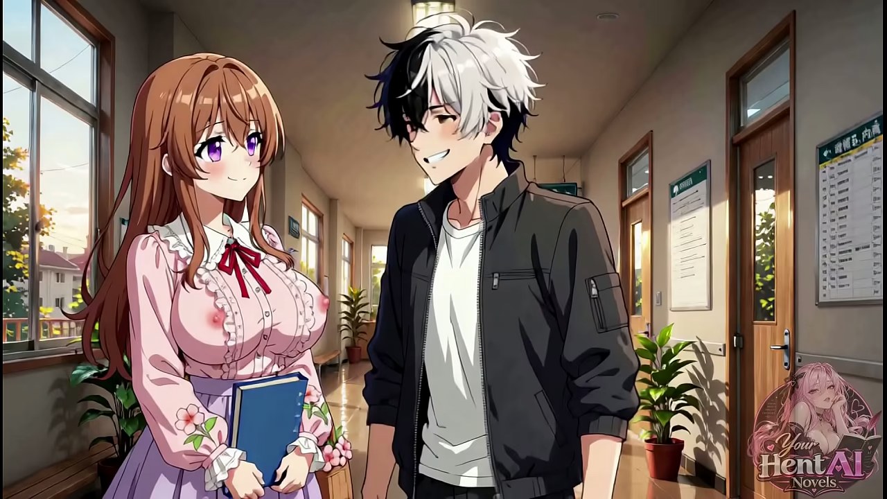 Busty Brunette Classroom Hentai Sex