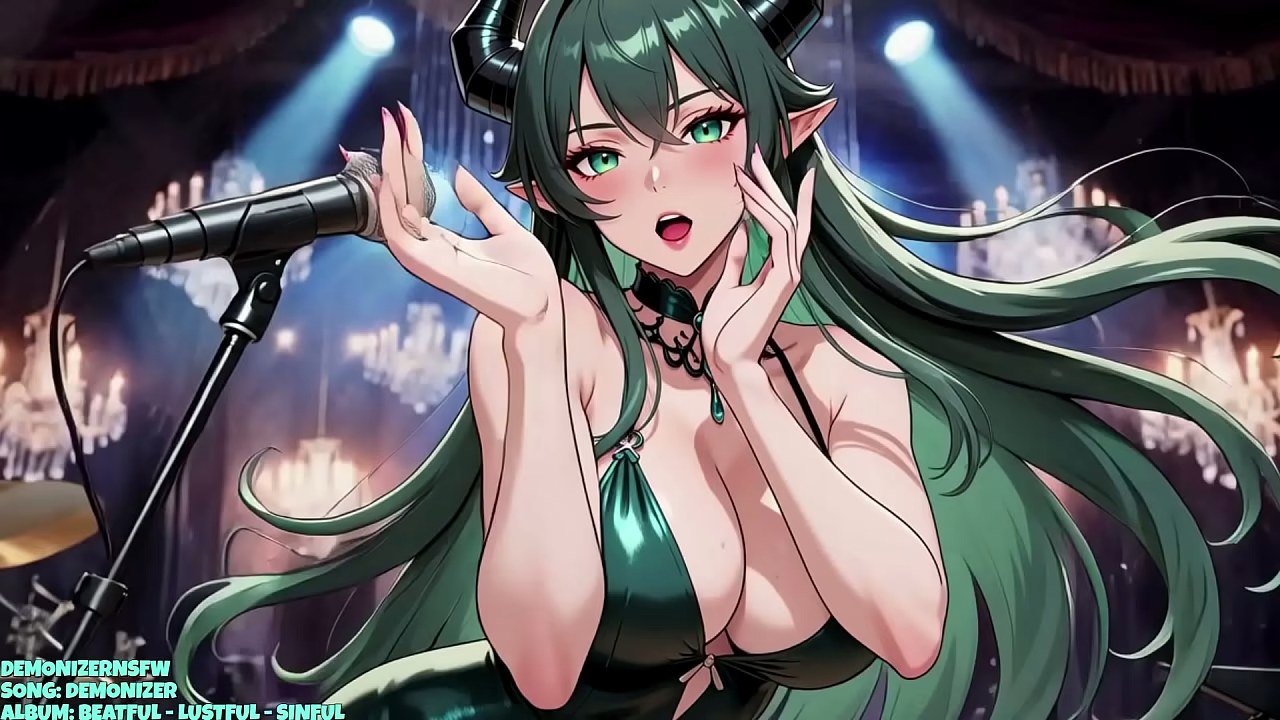 Demon Singer Backstage Blowjob