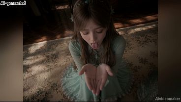 NingRongrong Harem Fantasy Blowjob & Foot Play