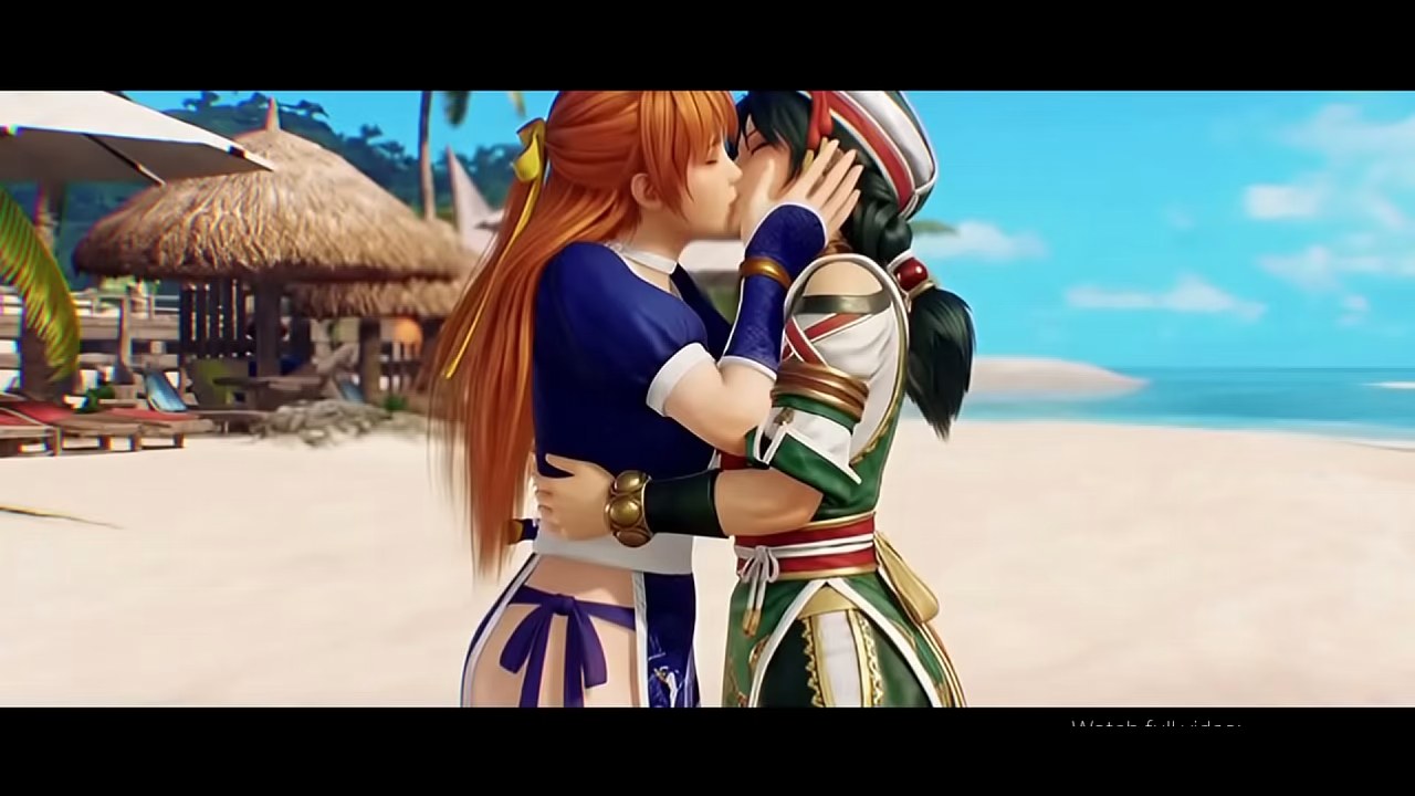 Talim x Kasumi: поцелуи на тропическом курорте