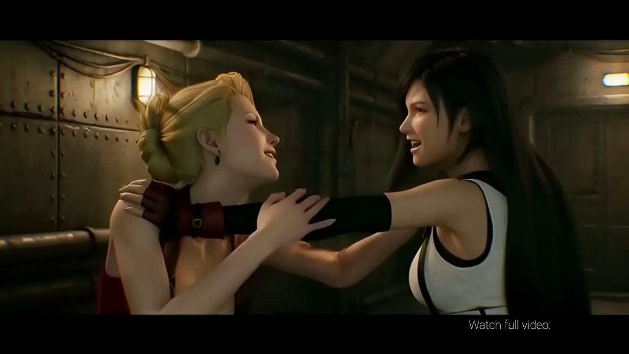 Tifa Lockhart x Scarlet 3D Kissing Fantasy