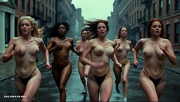 Carrera de barro topless y rave en las calles del South Bronx