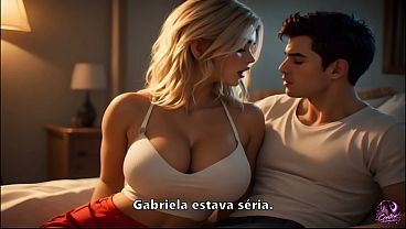 Desejo Escondido 2: 3D Blonde Bedroom Sex