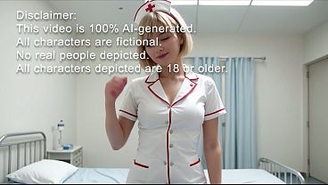 Blonde Nurse Blowjob & Doggy Style Sex